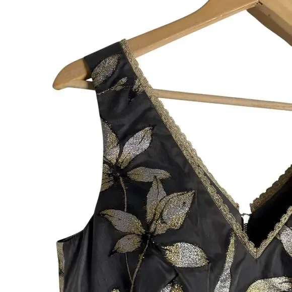 Marchesa Notte Gold Metallic Floral Print Asymmetrical Flounce Cocktail  Dress 6 is available for purchase on au PAY Market - Imported Goods Online  Store Co.Ltd. | au PAY Market - Online Shopping Site